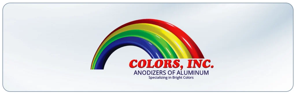 Colors Inc logo, an aluminum anodizing company