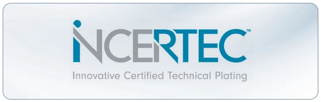 Incertec logo, an aluminum anodizing company