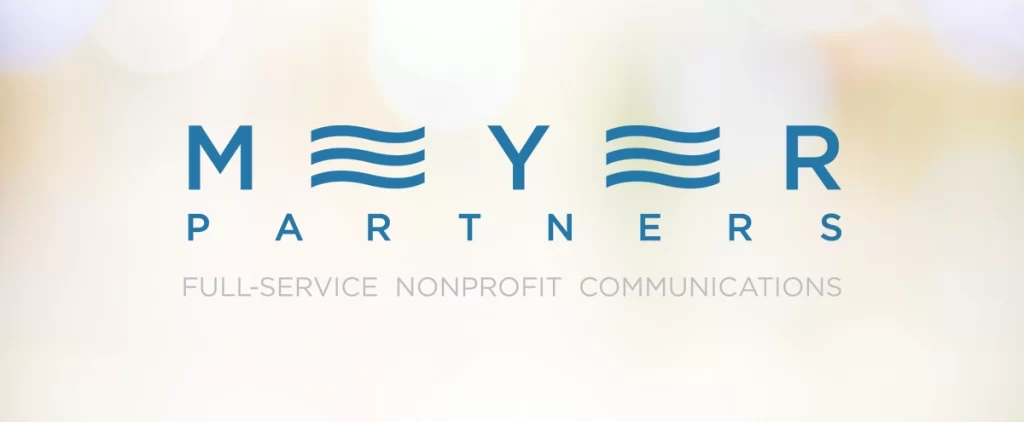 Meyer Partners logo, a nonprofit direct mail agency
