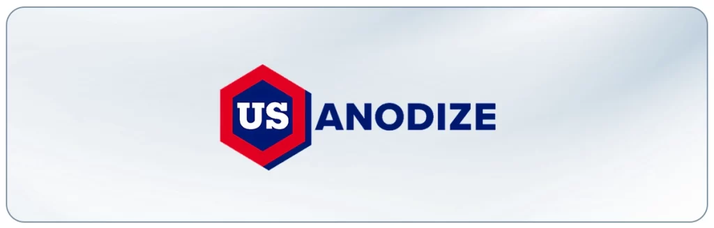 US Anodize logo, an aluminum anodizing company