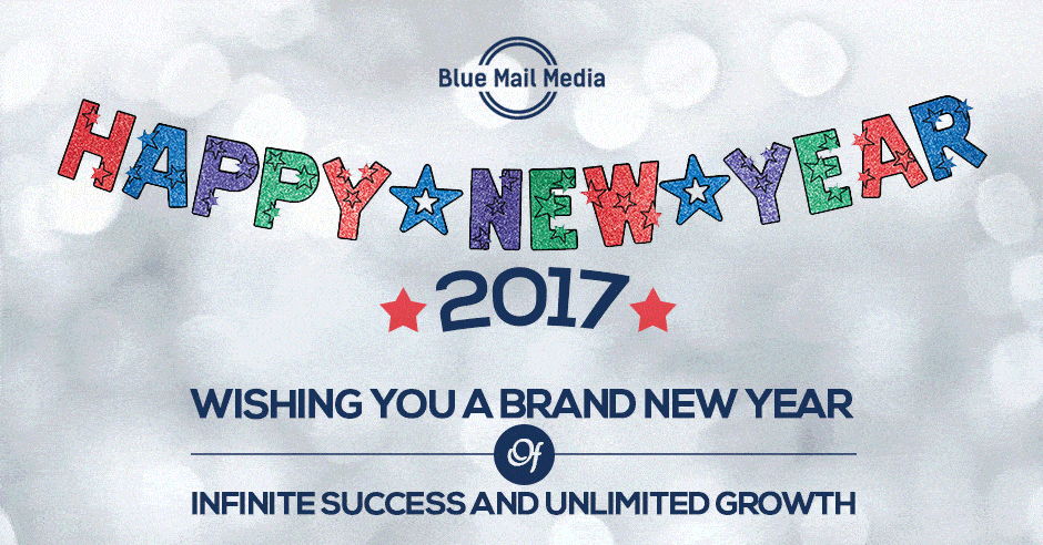 Animated GIF seasonal greeting email