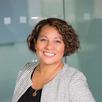 Portrait of a manager at a U.S. life science management consultancy, in a Blue Mail Media client testimonial