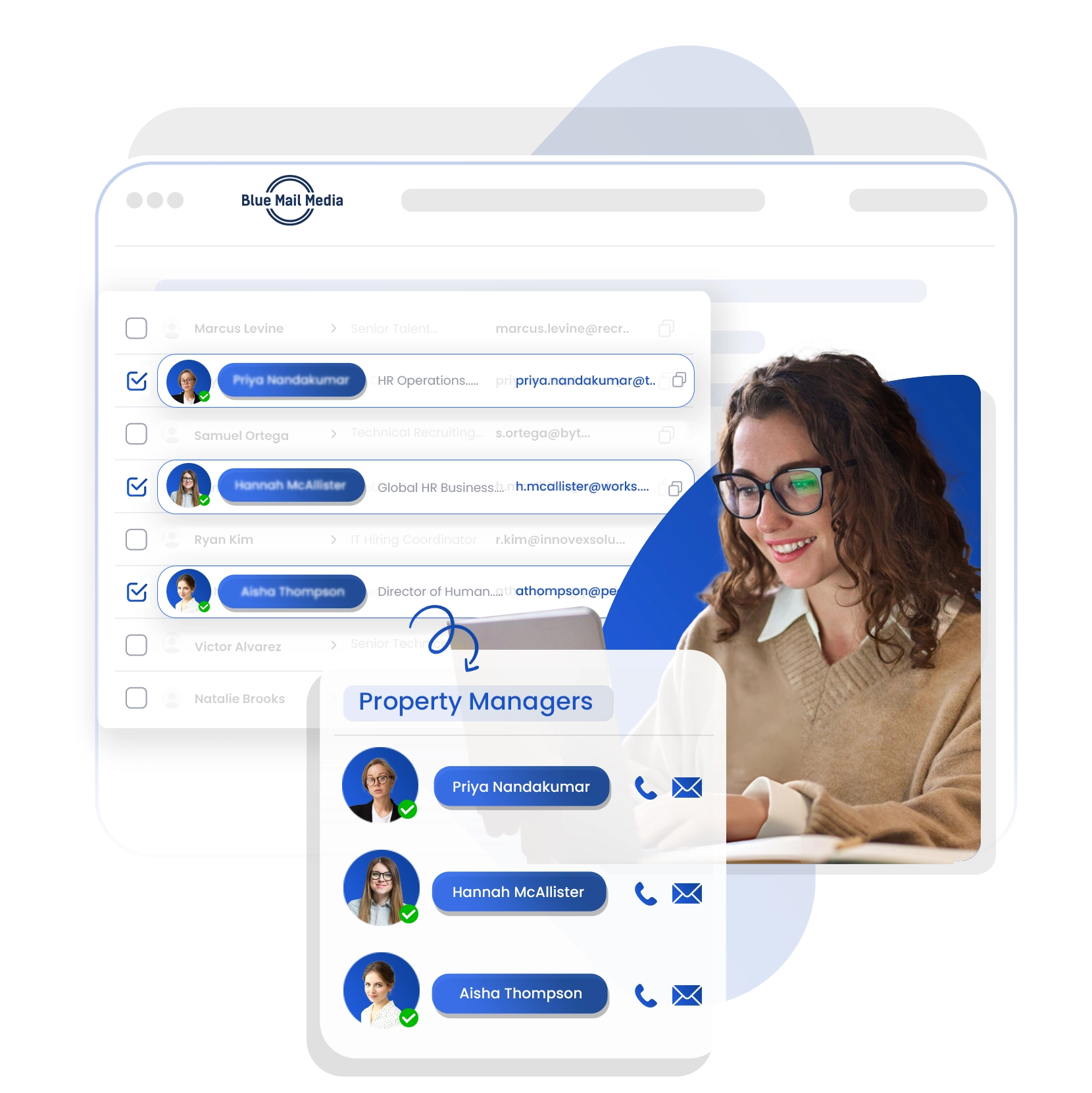 What a B2B email list is and how Blue Mail Media builds one