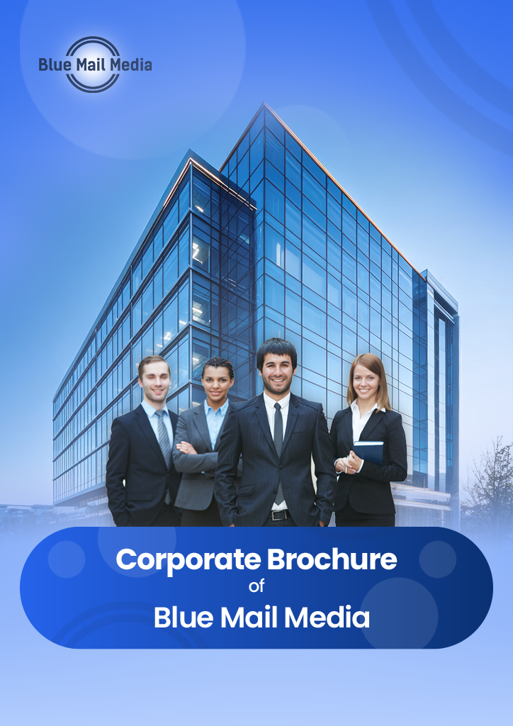 Blue Mail Media corporate brochure cover