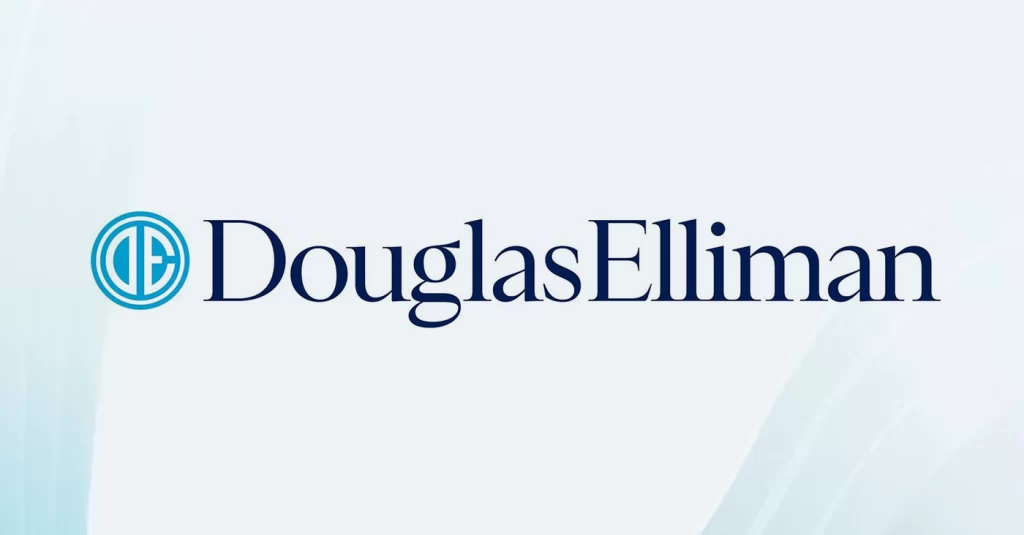 Douglas Elliman logo, a top real estate company in the USA