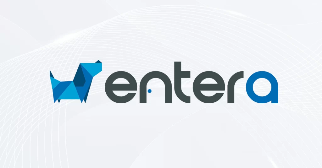 Entera logo, an AI-powered real estate technology company