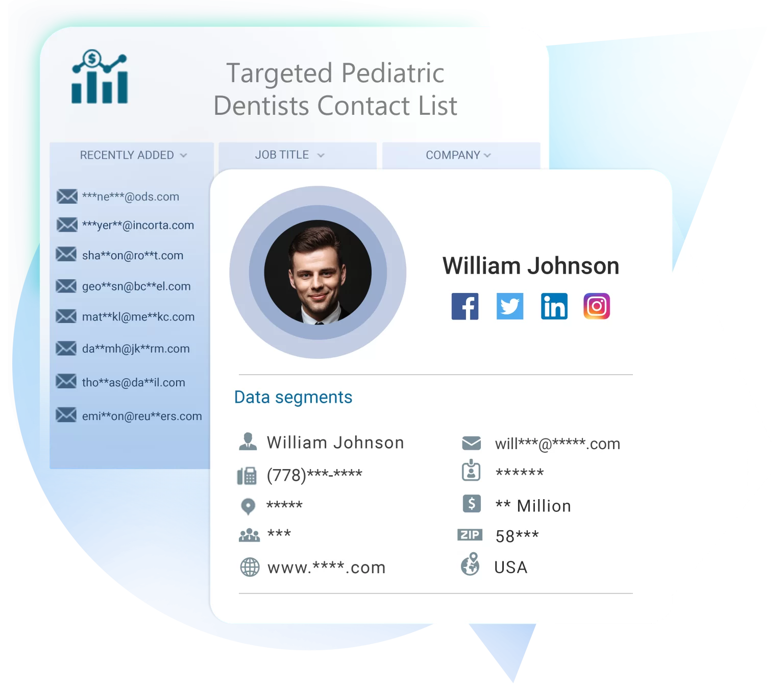 Pediatric dentists email list from Blue Mail Media for healthcare marketing