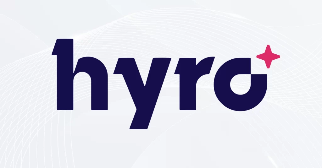 Hyro logo, an AI-powered real estate technology company
