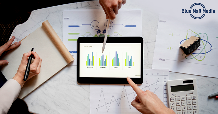 Measure the result and keep tweaking strategy, from the Blue Mail Media guide to b2B manufacturing marketing strategy