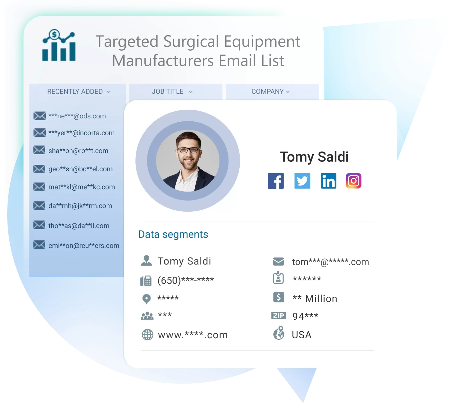 Surgical equipment manufacturers email list from Blue Mail Media